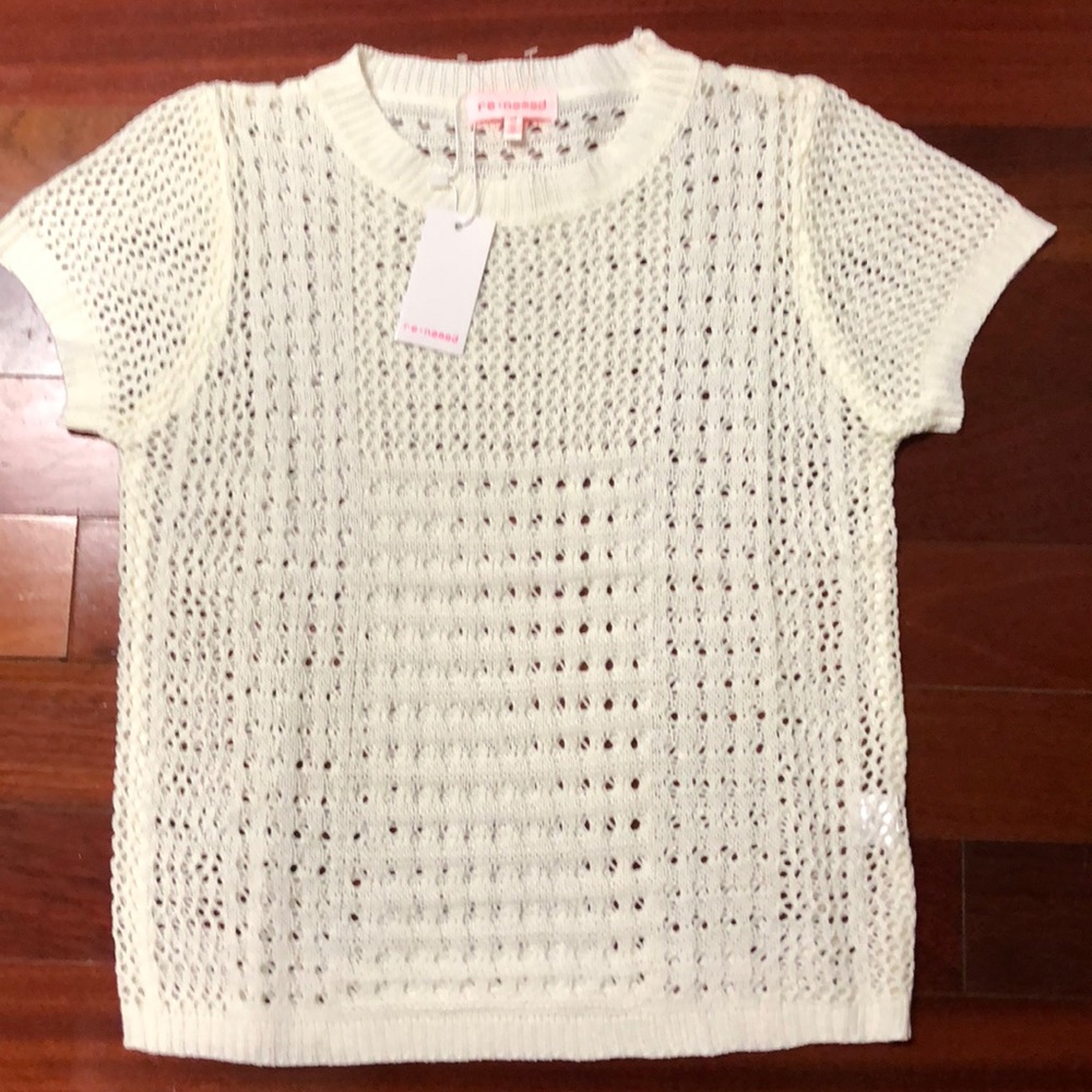 NWT Ivory knit top